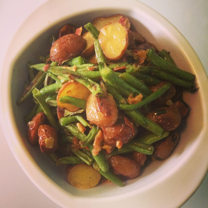potato and green bean salad